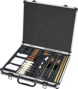 Universal .17 & Up 62-Piece Gun Cleaning Kit in Aluminum Case