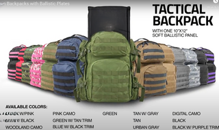 LEVEL IIIA TACTICAL BACKPACKS